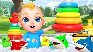 Baby Shark & Bath Song + More Nursery Rhymes & Kids Songs | Luco Burmon Kids Song