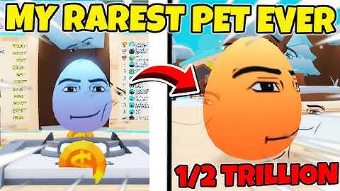 I Hatched a 1/2 TRILLION Pet In Bubble Gum Simulator INFINITY