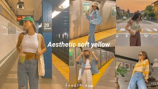 Aesthetic soft yellow/honey🍯 foodie filter | aesthetic edit screenshot 4