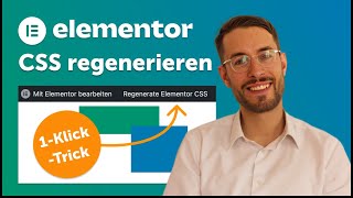Elementor CSS regenerieren über Admin Bar | WordPress Tutorial auf Deutsch