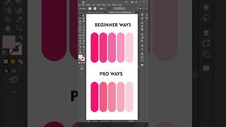 Beginner vs Pro: Gradient Effect in Illustrator 🎨🔥 Profile