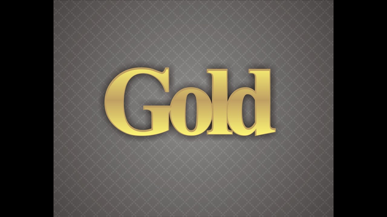  GOLD TEXT CORELDRAW Membuat Text dengan iwarna emasi 