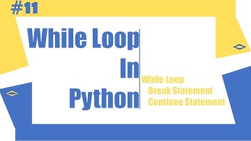 Python Tutorial - 11|Loop - While Loop in Python | Python for Beginners | Learnerea