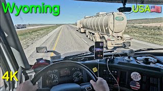 POV Truck Driving USA Wyoming #trucking