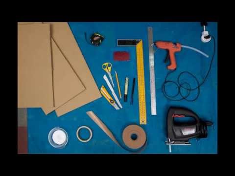 How to make - cardboard furniture -the  Tools you&rsquo;ll need