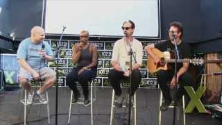X102.9 Presents: Fitz and The Tantrums backstage at Rock On The River 5