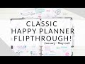 CLASSIC Happy Planner FLIPTHROUGH! January - May 2018  | At Home With Quita