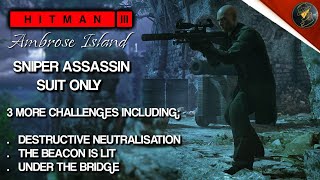 HITMAN 3 | Ambrose Island | Sniper Assassin Suit Only | Challenge | Walkthrough