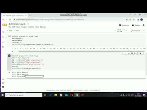 Algoritma perulangan while dan for di bahasa pemrograman python