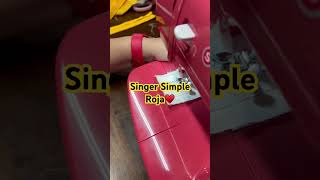 Singer Simple ROJA 3223BY 👏♥️