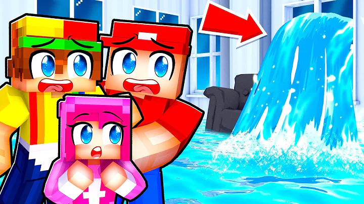 We Survived A FLOOD In Minecraft!