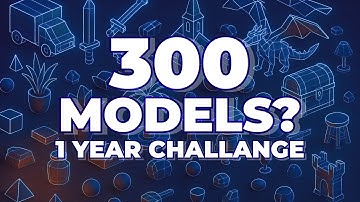 Creating 300 3D Models in 365 Days – My Biggest Challenge! (Giveaway)