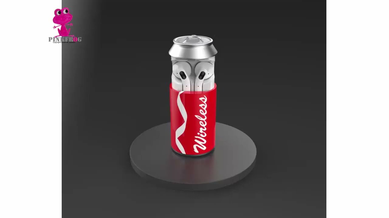 Coke Can Hot selling cool children earbuds, storage in a Coke can, Smart touchOne-finger control