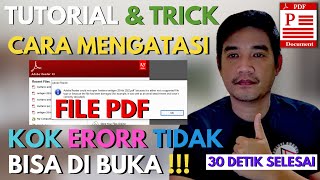 CARA MENGATASI FILE PDF TIDAK BISA DIBUKA TERBARU