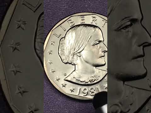 US 1981 Susan B Anthony Dollar Coin