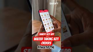 Waiter Taking Orders on Sanoft RESTO POS 📲  | Fastest Restaurant POS | Best Billing Software 2025 screenshot 4
