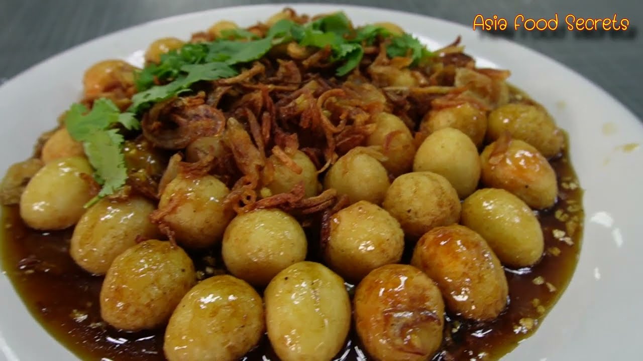 ไข่ลูกเขย (ไข่นกกระทา) หอมเจียวกรอบ ไข่ไม่เหนียวไม่แข็ง สีสวยเหลืองทองต้องทำแบบนี้ Asia Food Secrets