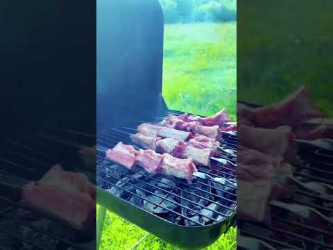 Свинные рёбрышки в гранатовом маринаде #шашлык #рецепты #вкусно #bbq #рецепты #свинина #ужин #обед