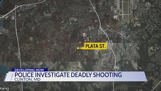 Police investigate deadly shooting in Maryland