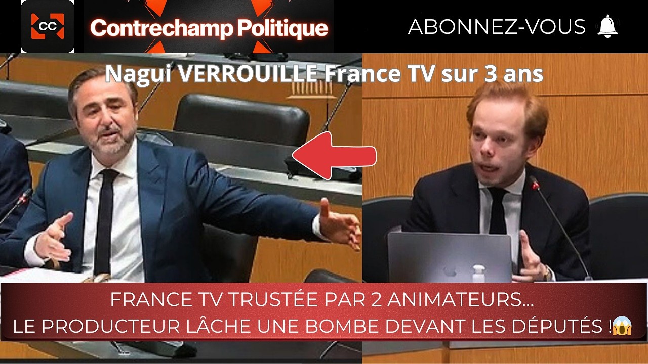 🔥 Nagui VERROUILLE France TV sur 3 ans...La direction lâche une BOMBE devant les députés !