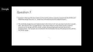 Response Adaptive Randomization Questions
