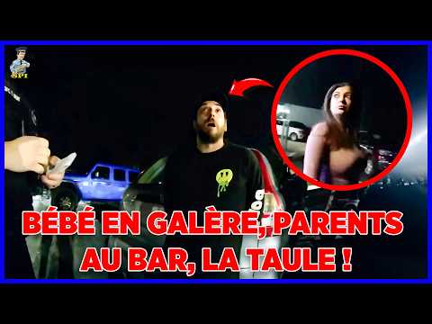 Ces parents indignes abandonnent leur bébé pour picoler, l'interpellation tourne au fiasco total !