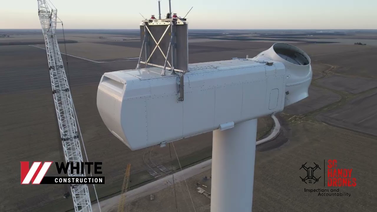 Wind Farm Build Near Virden, IL 2025 a