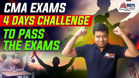 CMA EXAMS CHALLENGE | YOU WILL PASS IF U DO THIS | Mohit Agarwal