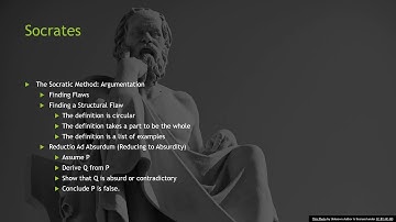 Intro SU 2020 Video 15: Socratic Method of Argumentation