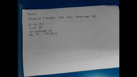 Reversed Compound Curve