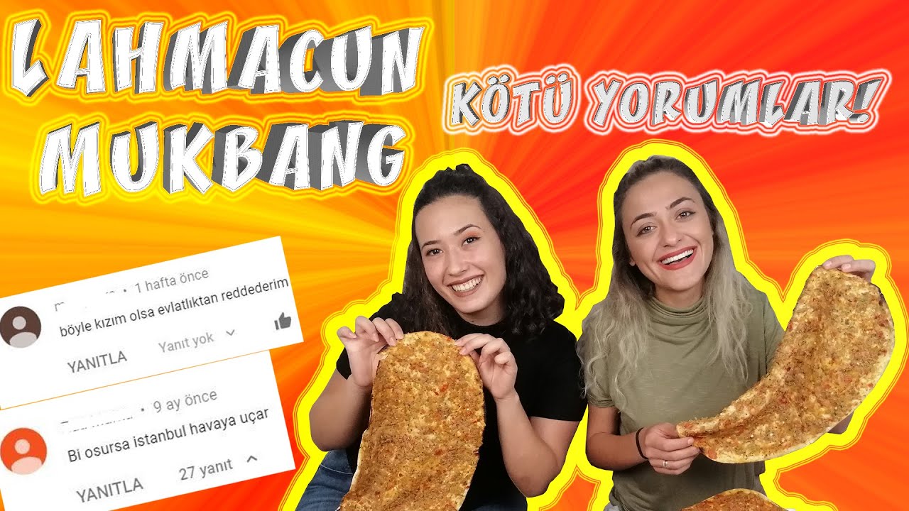KÖTÜ YORUMLARI OKUYORUZ!-Lahmacun Mukbang
