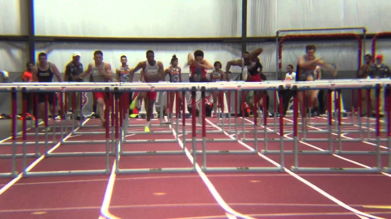 1-23-16 Men's 60 Meter Hurdle Final IWU