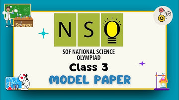 SOF National Science Olympiad | class 3 Olympiad | Model Paper | NSO #science #olympiad 
