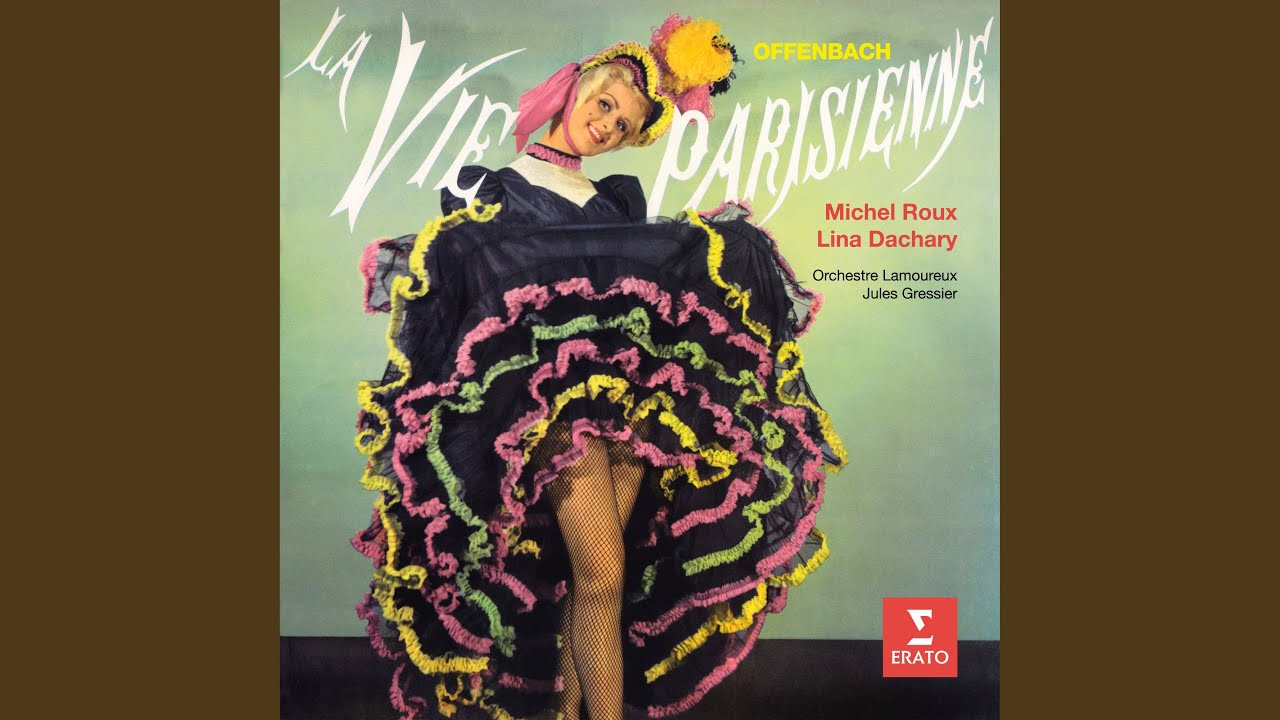 La vie parisienne, Act 2: Final "Nous entrons dans cette demeure" - Couplets. "Je suis veuve...