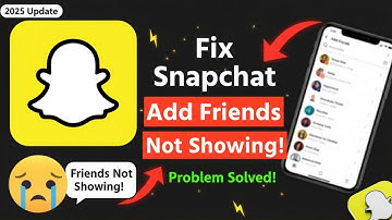🚨 Fix Now! Snapchat Add Friends Not Showing Problem 😵 | Friends Name Missing Today 🔥📲