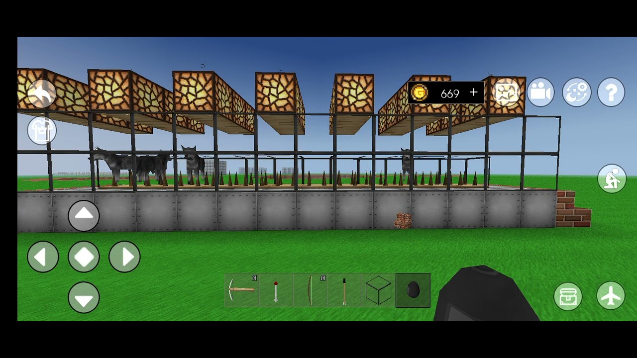 Wolf Challenging In Mini block craft 3d without laughing