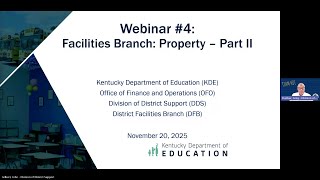 Webinar 4 - Facilities Branch Property Part II