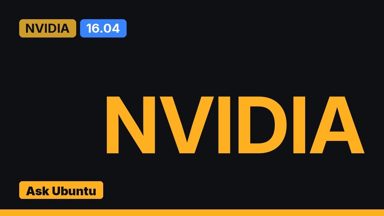 Ubuntu: Ubuntu 16.04 + Nvidia Driver = errors - YouTube