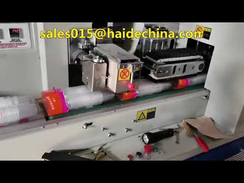Double row packing machine for disposable paper and plastic cups
