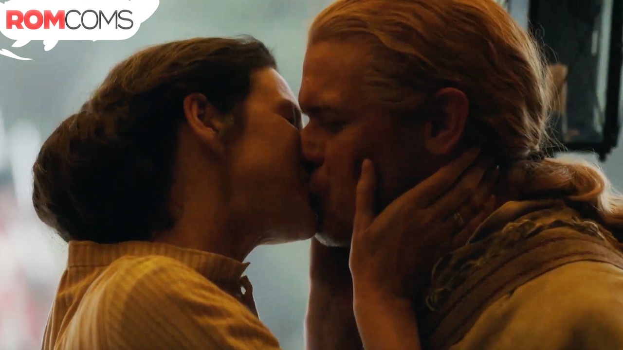 Jamie and Claire Kiss Goodbye | Outlander | RomComs