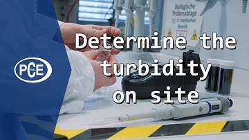 Determine the turbidity on site - the portable turbidity meter from #PCEInstruments