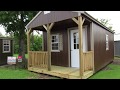 NEW 12X24 DERKSEN URETHANE FINISH CABIN AT BIG W's PORTABLE BUILDINGS NEW 12X24 DERKSEN URETHANE FINISH CABIN AT BIG W's PORTABLE BUILDINGS
