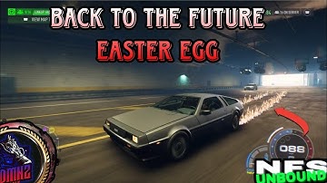 NFS Unbound - Delorean Fire Streak Back to the Future Easter Egg!