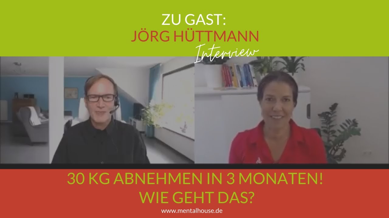 30 Kg In 3 Monaten Abnehmen Die Abnehm Story Von Jorg Huttmann Youtube