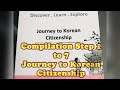 A Comprehensive Guide in Preparation for Korean Naturalization Test (Journey to Korean Citizenship)