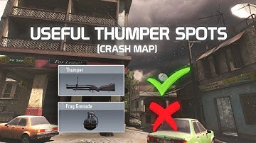 USEFUL THUMPER SPOTS FOR CRASH MAP (PRO TIPS)