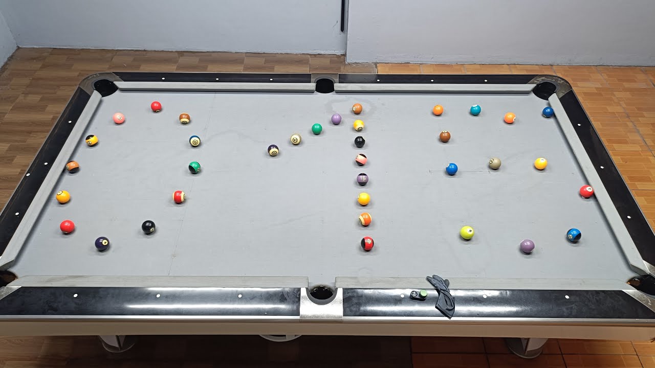 Image of video the Number 015 with 36 Balls | One Shot Pool Challenge 6