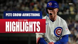 PETE CROW-ARMSTRONG: Top Game Highlights from July! 🌟 | MLB Highlights (July 2026)