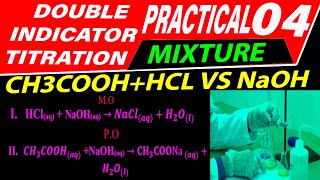 DOUBLE INDICATOR TITRATION PRACTICAL 4