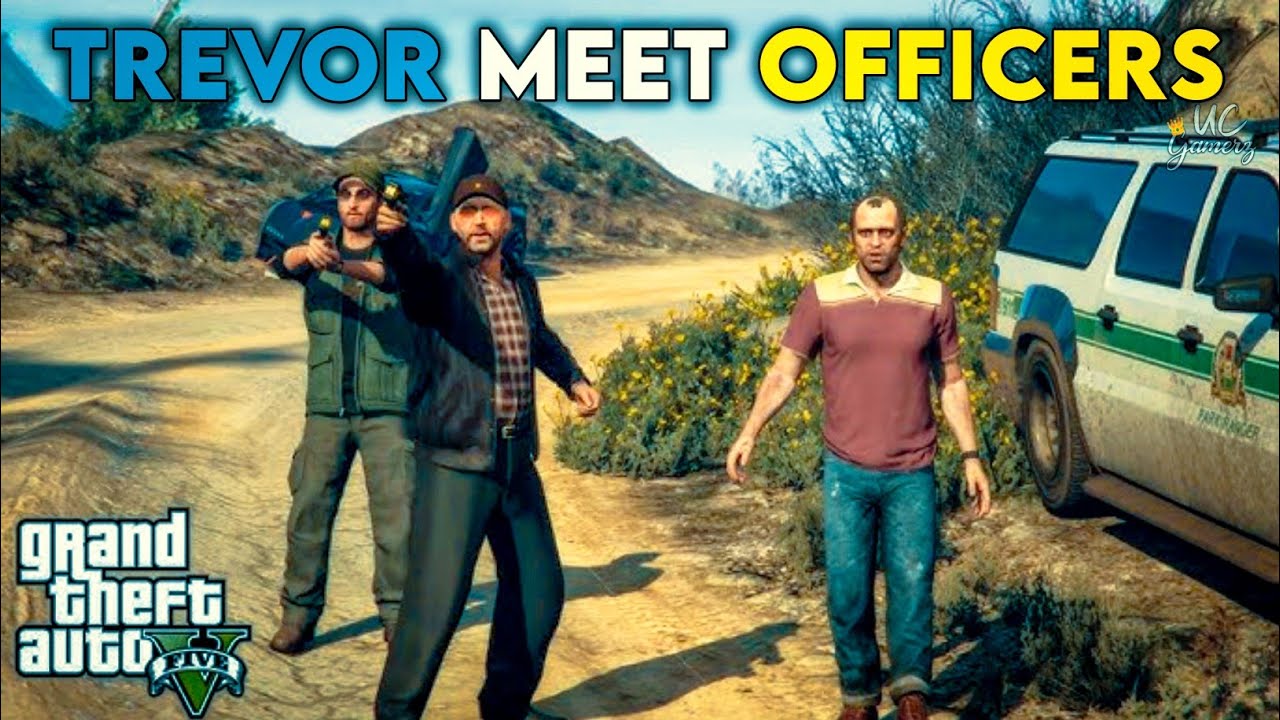 How Trevor Meet Police Officers || Gta 5 Gameplay || 😈 - YouTube Music